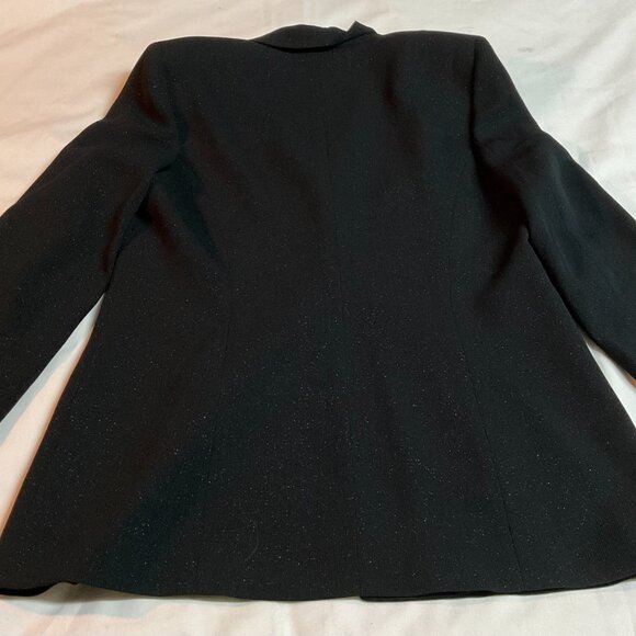 Vintage Alex Garfield Black 3 Pc. Blazer Suit Jacket - Picture 4 of 10